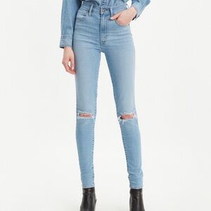 Levis mile high super skinny size 4 short jeans